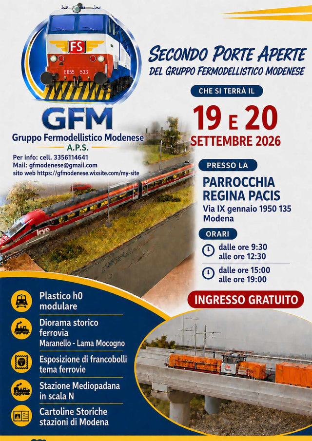 Secondo Porte Aperte del Gruppo Fermodellistico Modenese