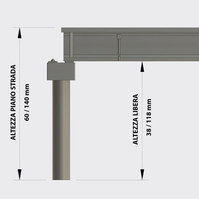 Typ A-Säule für Straßenbrücke cod. 1004