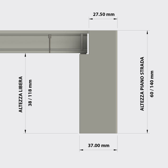 Schulterstück für Straßenbrücke cod. 1002