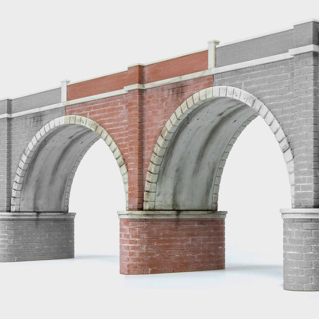 Arcata grande per ponte in muratura a 1 binario - Scala H0