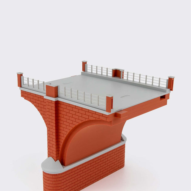 Ringhiera del ponte per arcata di connessione piccola-grande - Scala H0