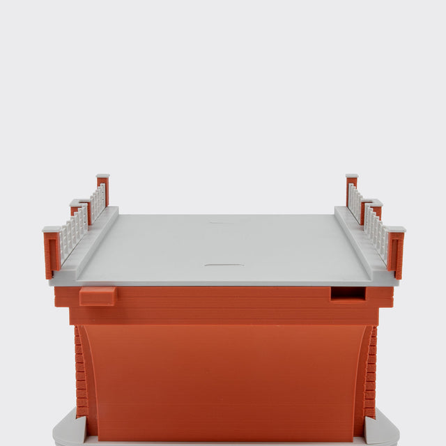 Ringhiera del ponte per arcata di connessione piccola-grande - Scala H0