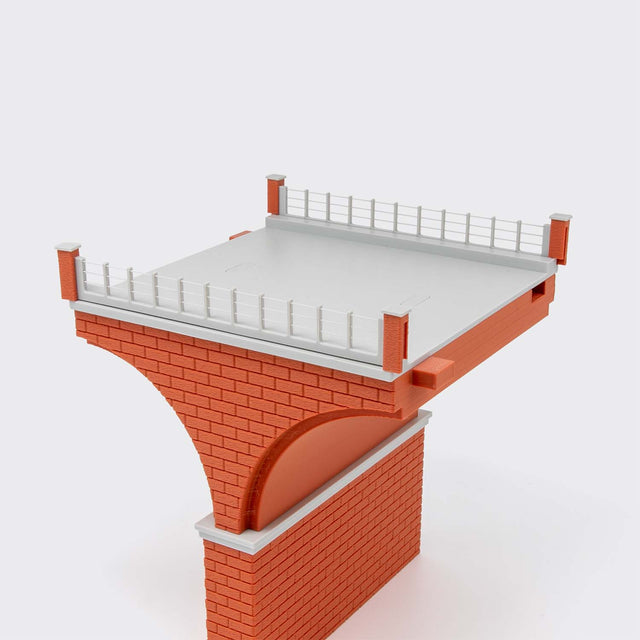 Ringhiera del ponte per arcata piccola - Scala H0