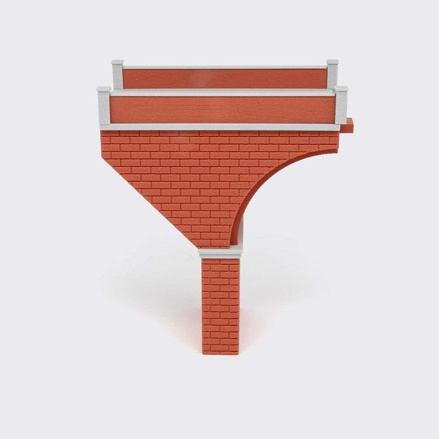 Spalla per ponte in muratura 1 binario - Scala H0