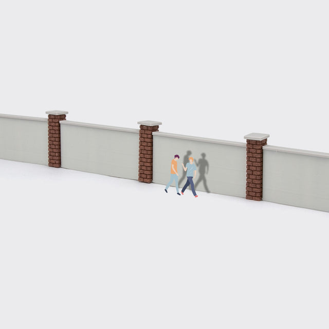 Bausatz für Betonbegrenzungswände