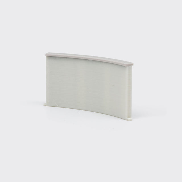 45° gebogene Betonwand