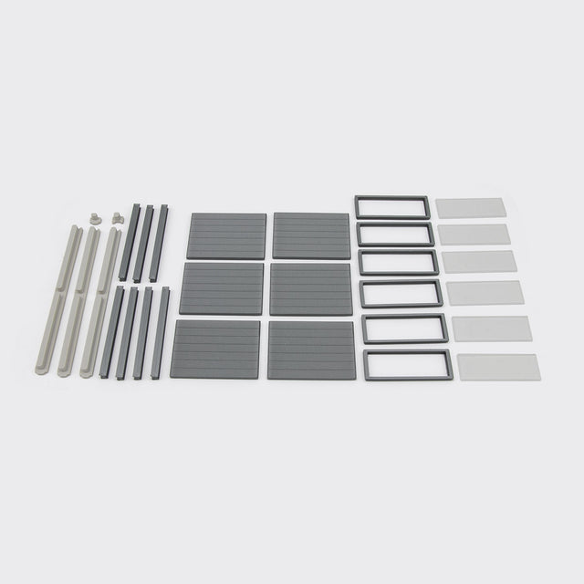 Lärmschutzwand mit Glas - Spur H0