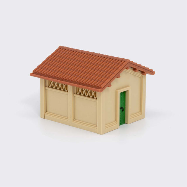 Station toilets - TT scale