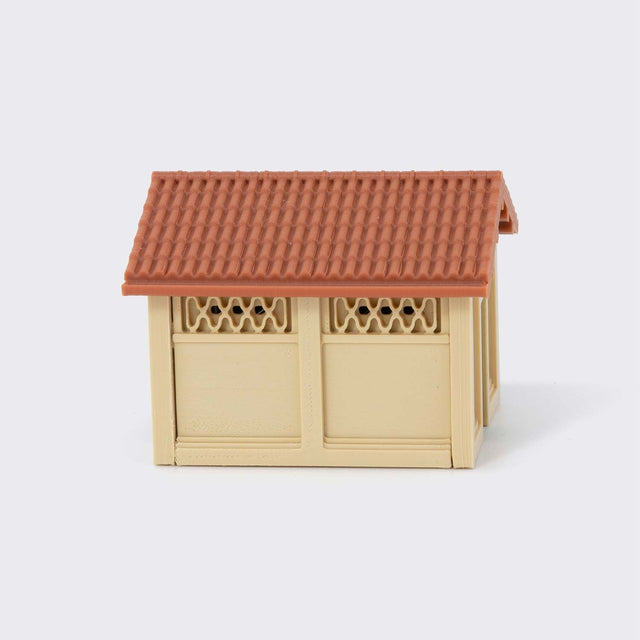 Station toilets - TT scale