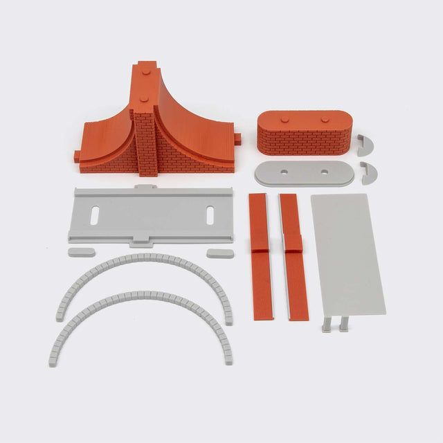 Single-track small-large connecting arch - N Scale