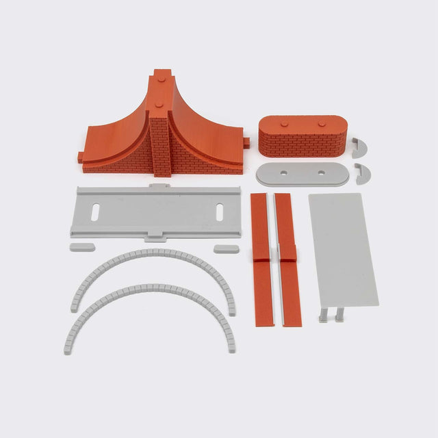 Arcata grande per ponte in muratura a 1 binario - Scala N