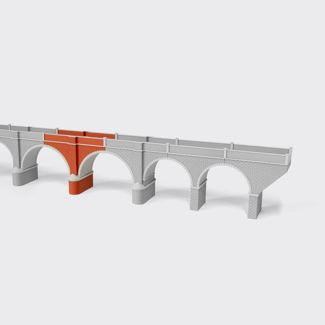 Arcata grande per ponte in muratura a 1 binario - Scala N