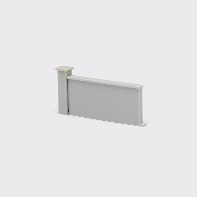 Cement Wall Section - N Scale