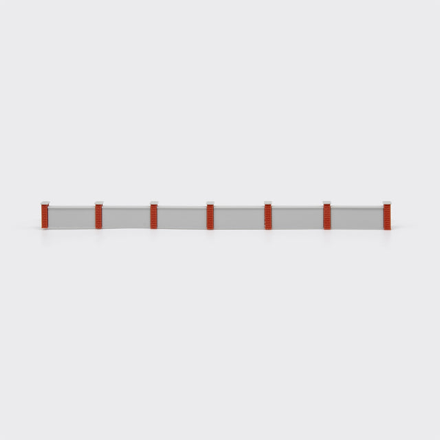 Brick pillar concrete wall kit - N scale