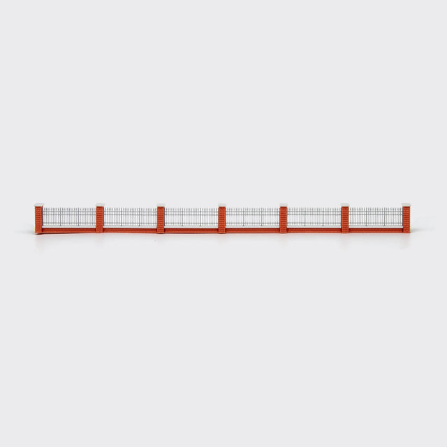 Brick Wall Kit with Railing - N Scale