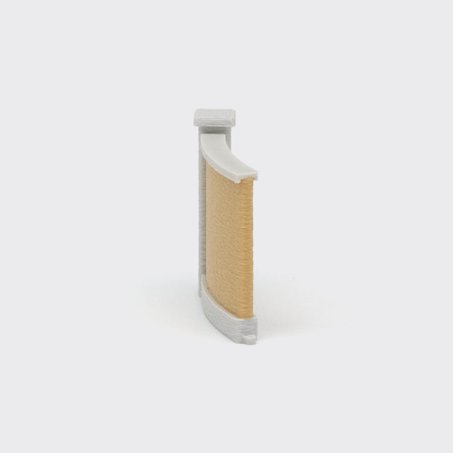 Zusätzliche FS-Begrenzungswand, GEBOGEN 30° - Treppe N