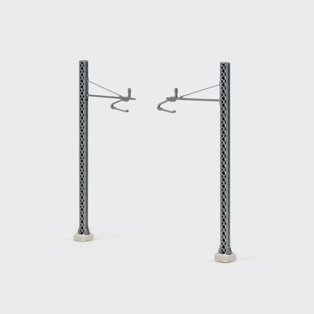 FS LSU type piling with FS bracket - N scale