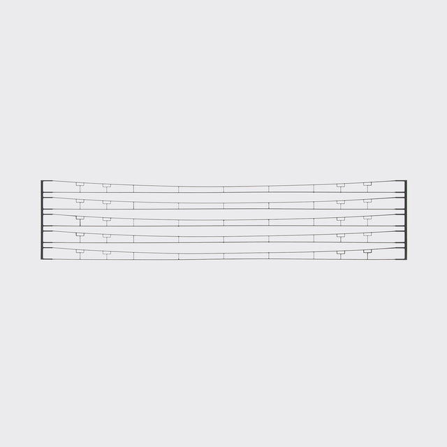 Kettenoberleitung mit Haltern für Hänger, 23 cm lang - 5 Stk.