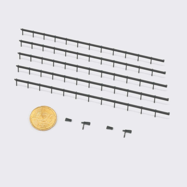 Guardrail 2 waves for roads - Scale N