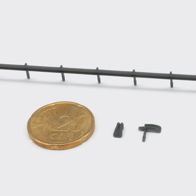 Guardrail 2 waves for roads - Scale N