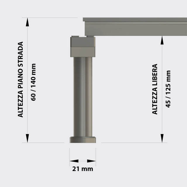 Typ B-Säule für Straßenbrücke cod. 1003