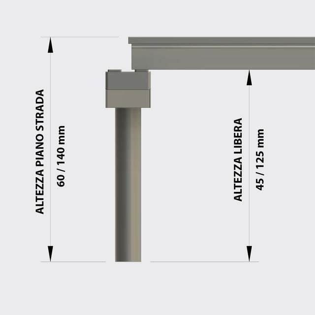Type A pillar for road bridge cod. 1003