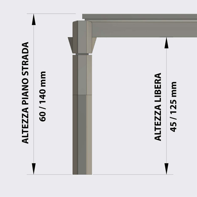 Typ C-Säule für Straßenbrücke cod. 1003
