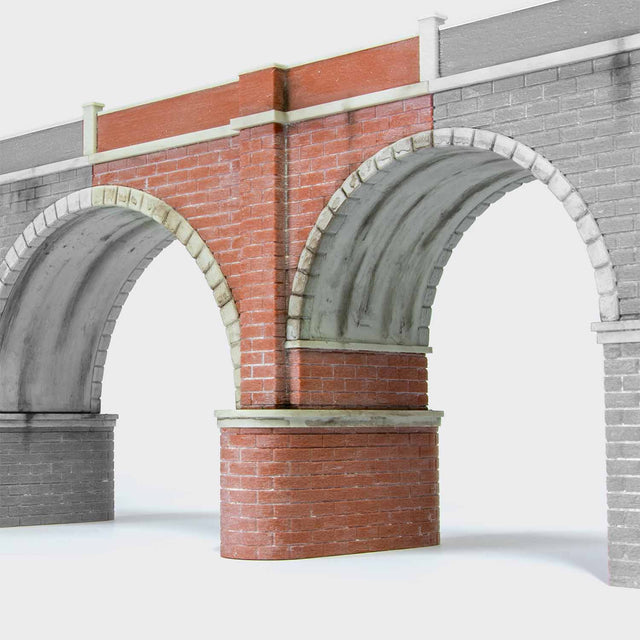 Arcata di connessione piccola-grande a 1 binario - Scala H0