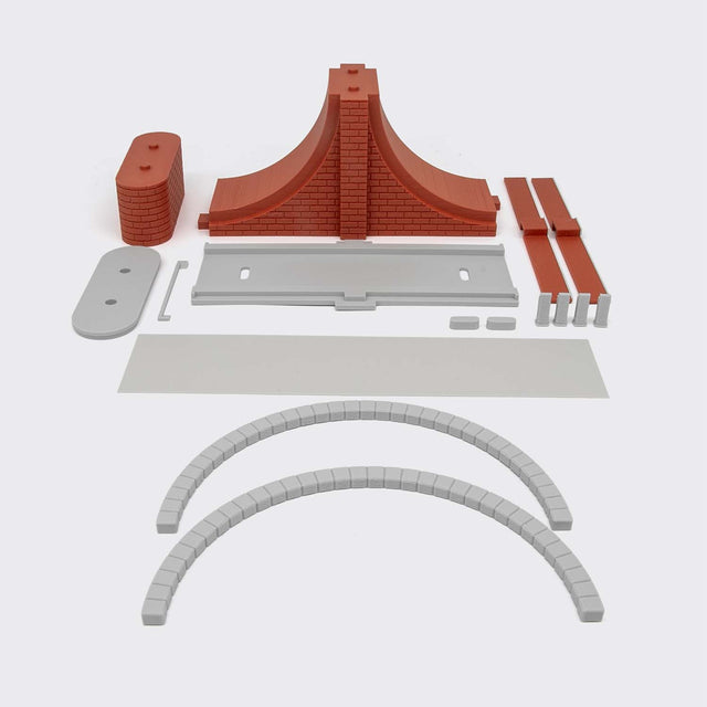 Arcata grande per ponte in muratura a 1 binario - Scala H0