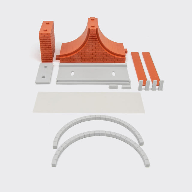 Arcata piccola per ponte in muratura 1 binario - Scala H0