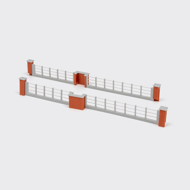 Ringhiera del ponte per arcata di connessione piccola-grande - Scala H0