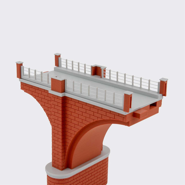 Ringhiera del ponte per arcata di connessione piccola-grande - Scala H0