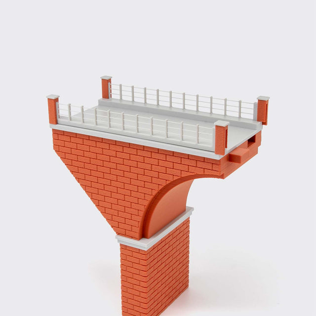 Ringhiera per spalla per ponte in muratura - Scala H0