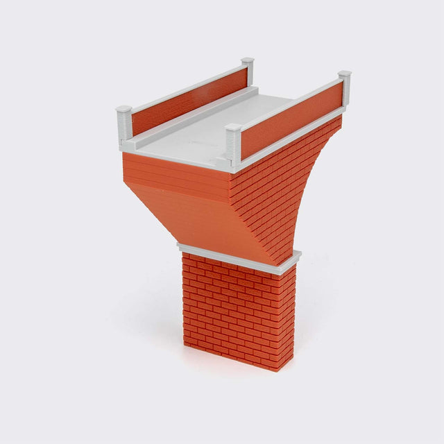 Spalla per ponte in muratura 1 binario - Scala H0