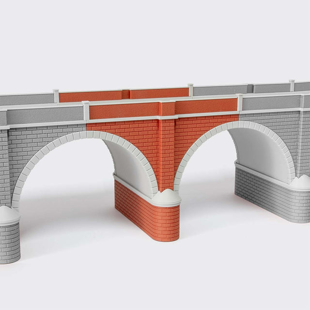Arcata grande per ponte in muratura a 2 binari - Scala H0