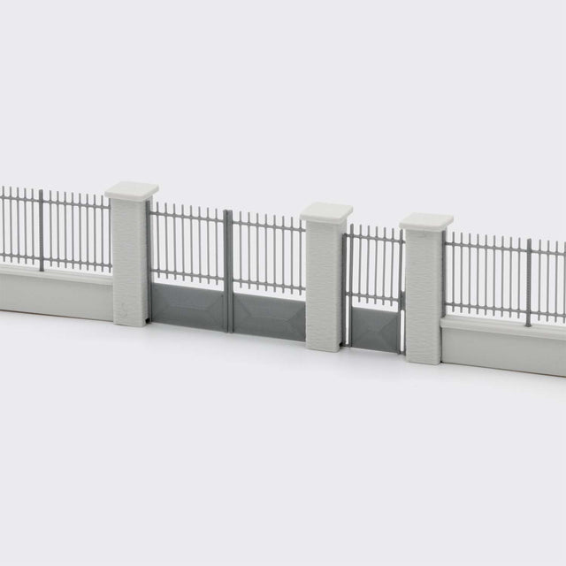 Gate for Concrete Surrounding Wall