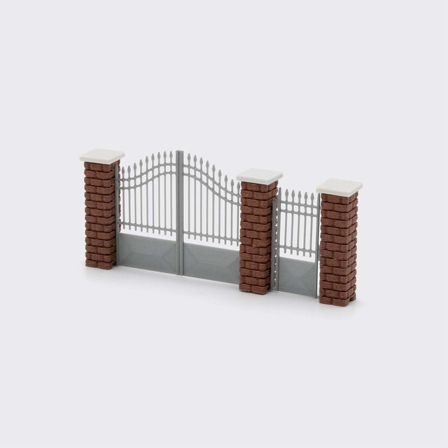 Cancello per Muro di Cinta in Mattoni