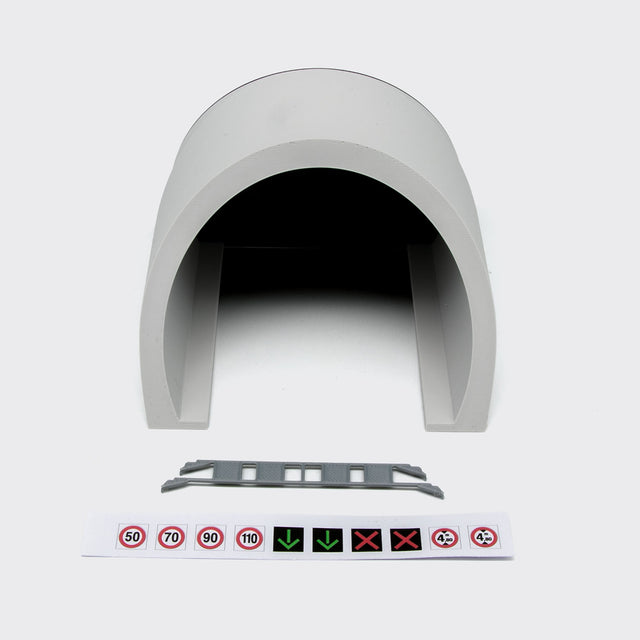 Modern road tunnel - Scale H0