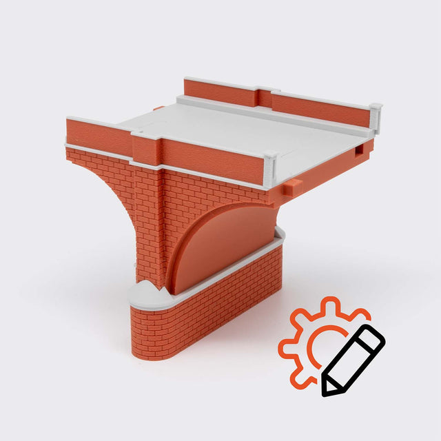 Arcata di connessione piccola-grande a 2 binari - Scala N