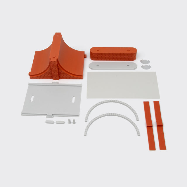 Large arch for a 2-track masonry bridge - N Scale