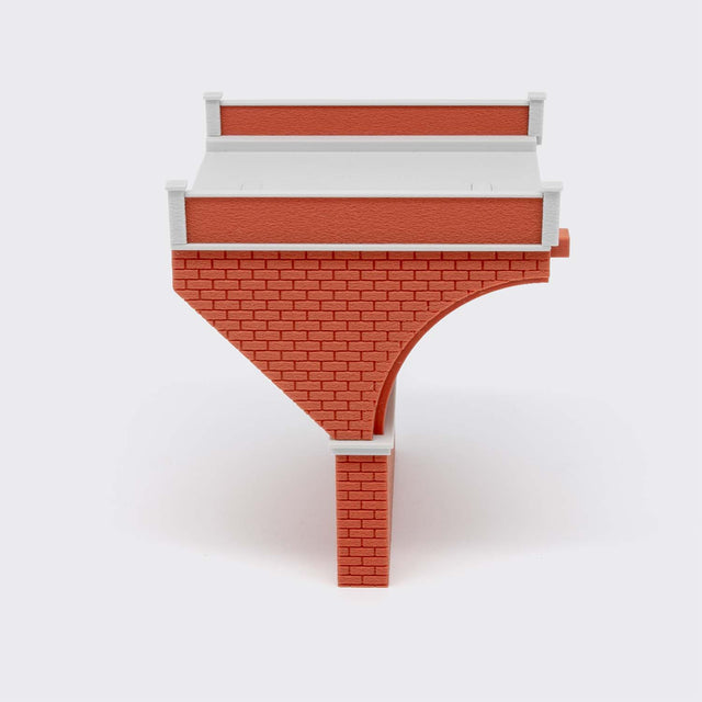 Spalla per ponte in muratura a 2 binari - Scala N