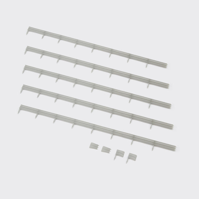 3-wave guardrail for roads - H0 scale