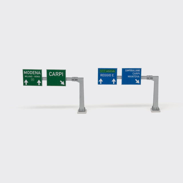 Auslegerportal für Verkehrszeichen - Spur N