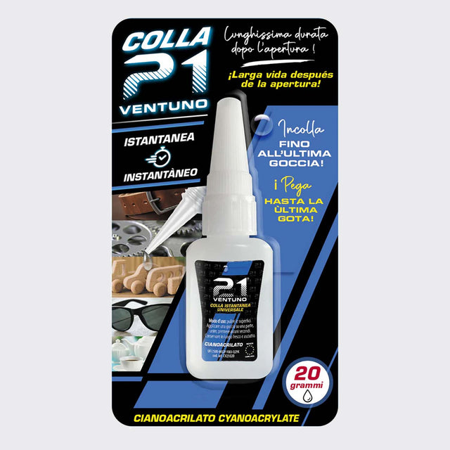 Colla 21 da 20 gr. Adesivo istantaneo universale